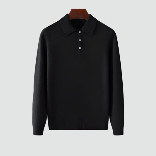 Jonathan - Classic Polo Wool Sweater