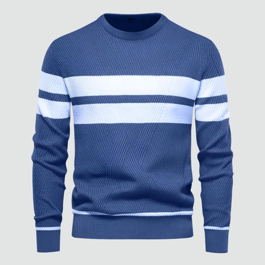 Rian - Stylish Patchwork Knit Pullover