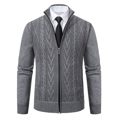 Aaron - Cashmere Padded Sweater Coat