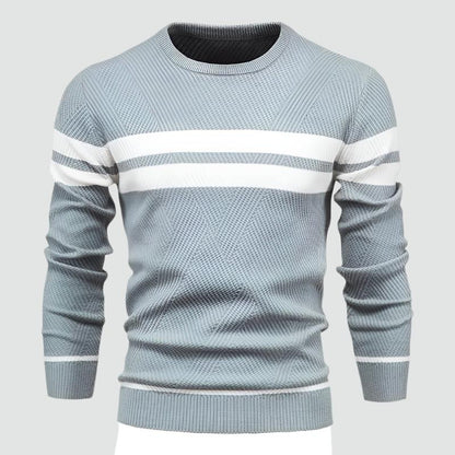Rian - Stylish Patchwork Knit Pullover