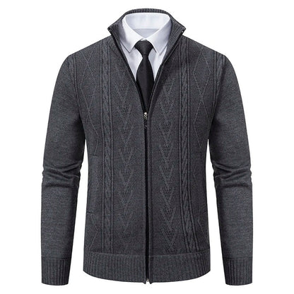 Aaron - Cashmere Padded Sweater Coat