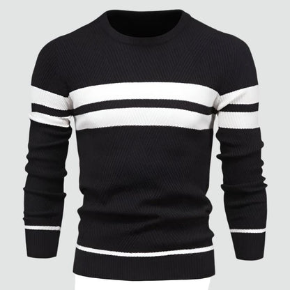 Rian - Stylish Patchwork Knit Pullover