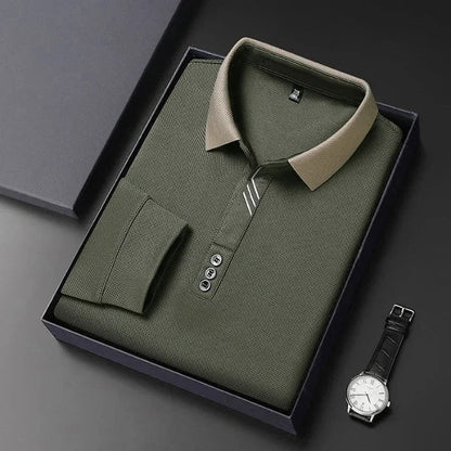Austin - Long Sleeve Business Casual Polo