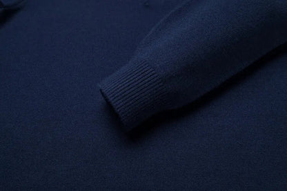 Artam - Warm Knit Long-Sleeve Polo